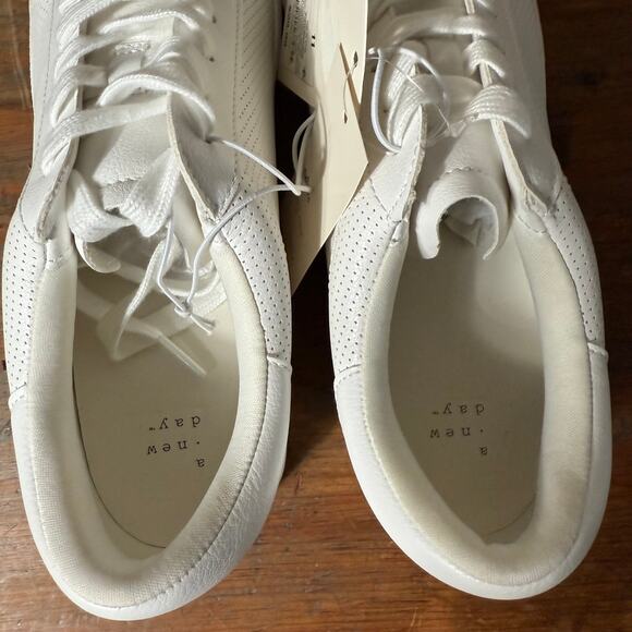 NWT A New Day Ladies SZ 11 Court Sneaker Shoe White Tennis Pickleball - Picture 9 of 9